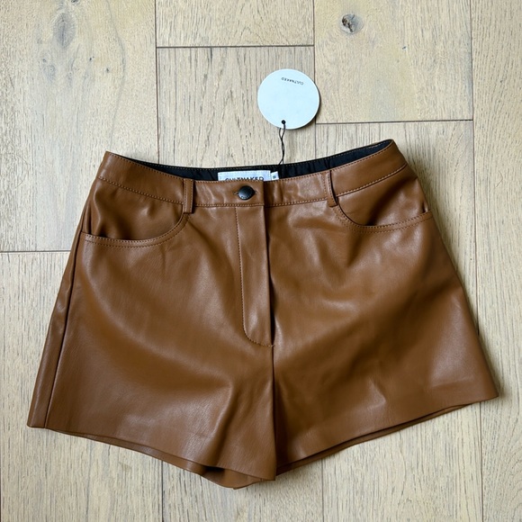 Faux Leather Short in Choco - Picture 4 of 7